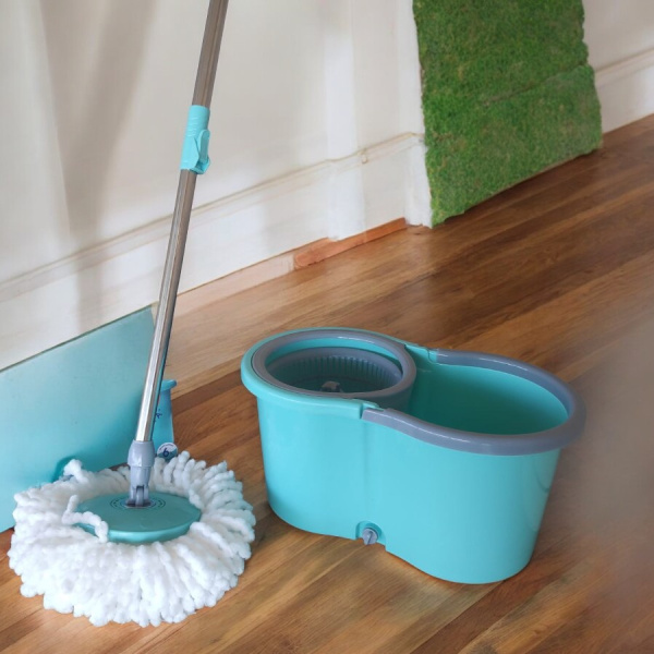 Швабра с отжимом и ведром для мытья пола, комплект 2 в 1 "Центрифуга" You'll love